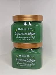 Tree Hut Mistletoe Magic Shea Sugar Scrub 18 oz (510 g) Lot of 2