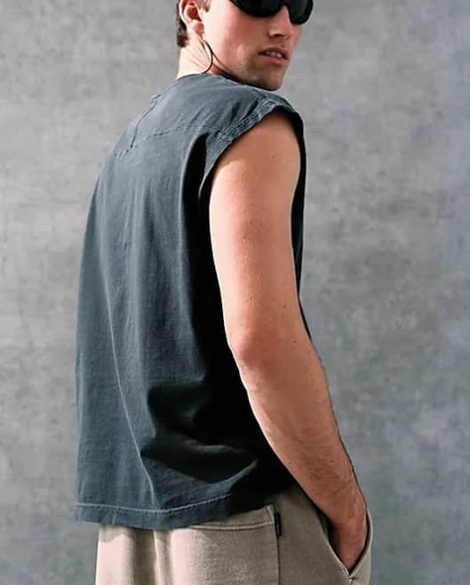 Standard Cloth Luca Cutoff Cotton Tee