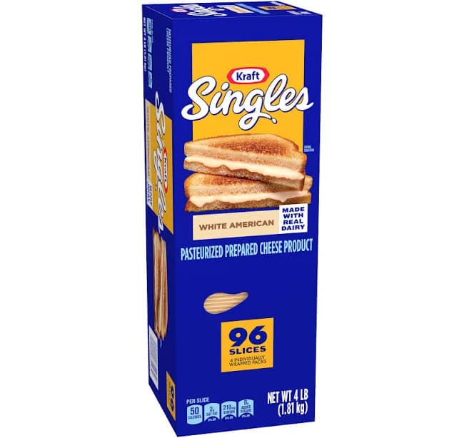 Kraft Singles White American Cheese Slices