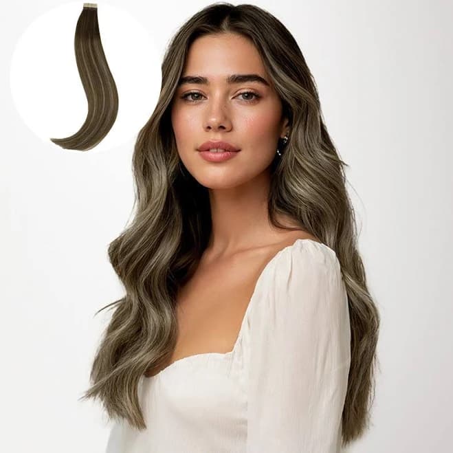 Honey Blonde Balayage Tape-Ins