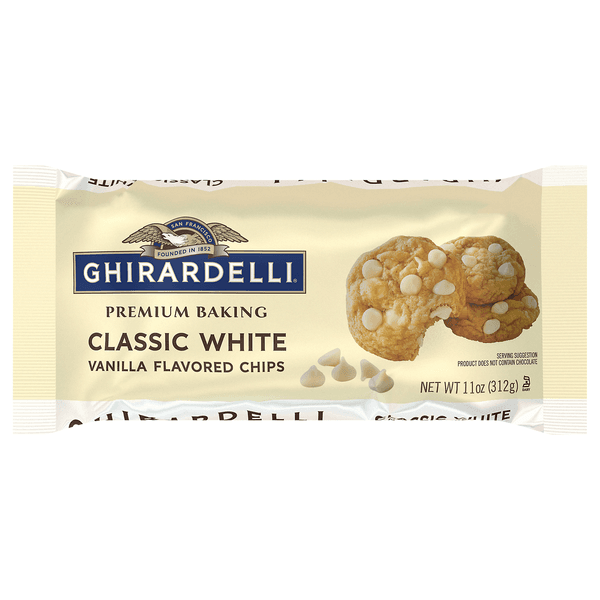 Ghirardelli Classic White Baking Morsel Chips