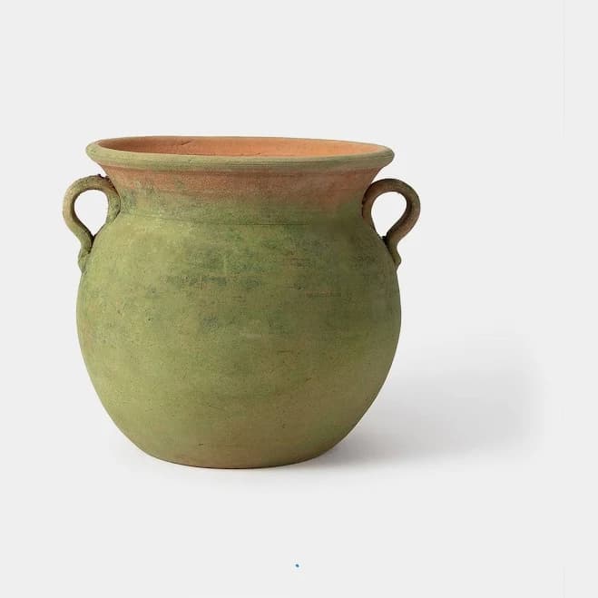 Shoppe Amber Interiors Aged Terracotta Urn