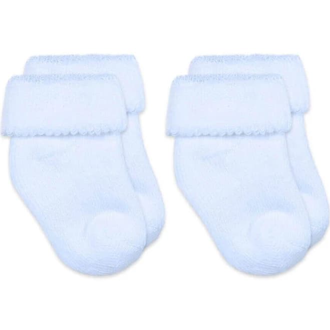 Jefferies Socks Terry Turn Cuff Bootie Socks (2 Pair Pack)