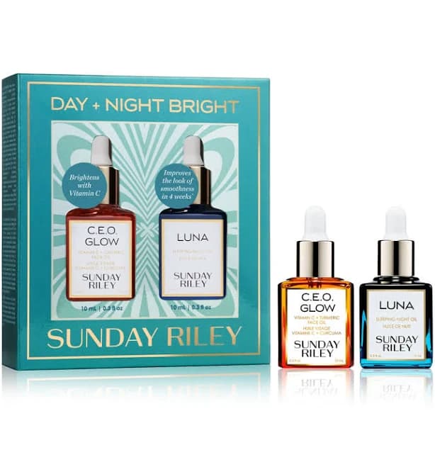 Sunday Riley Day + Night Bright Skincare Set