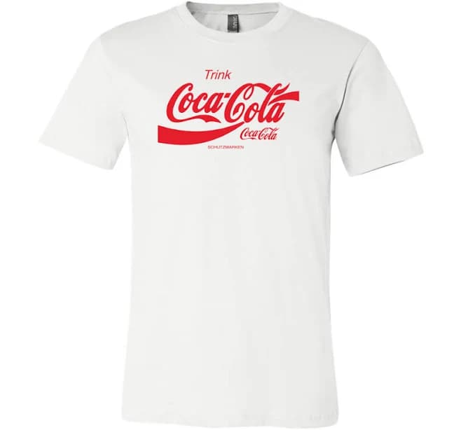 Customize Your Own - Coca-Cola International Logo - Unisex Crew - White - SM