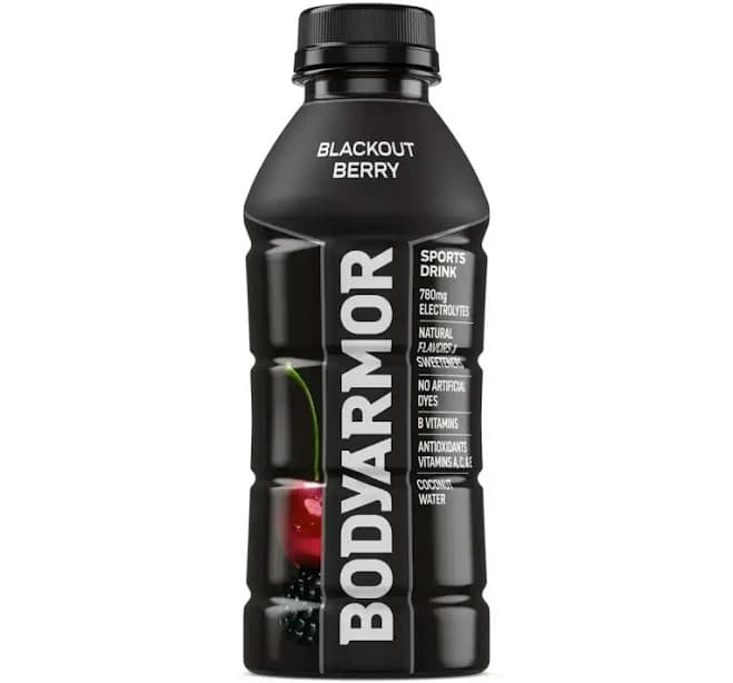 BODYARMOR Blackout Berry, 16 Oz Bottle (12 pack)