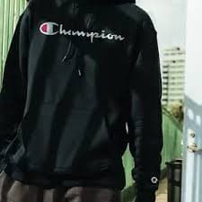 Champion | Tops | Black Champion Hoodie Sweatshirt Unisex | Poshmark