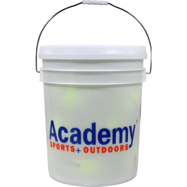 Academy Sports + Outdoors 11 in Practice Softballs Bucket 18 Pack