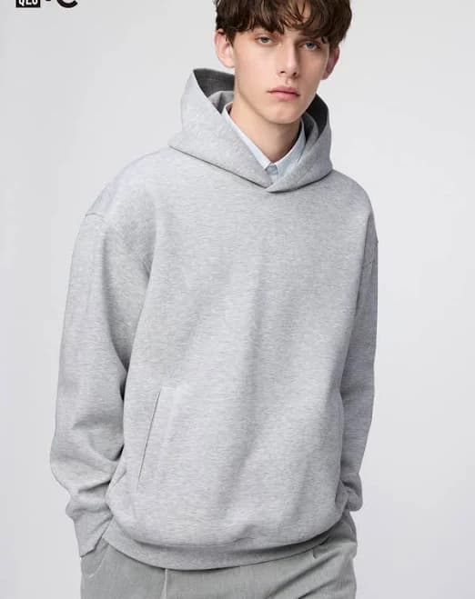 UNIQLO Sweat Oversized Pullover Hoodie