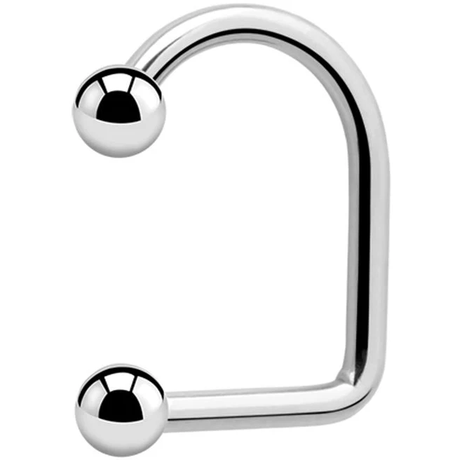 Surgical Steel Labret Lip Hoop