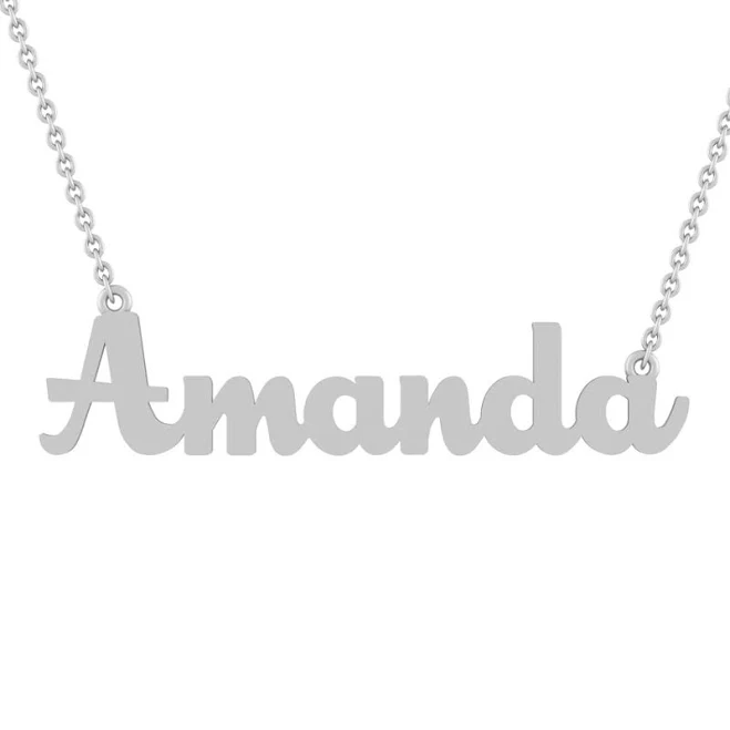 Nameplate Necklace