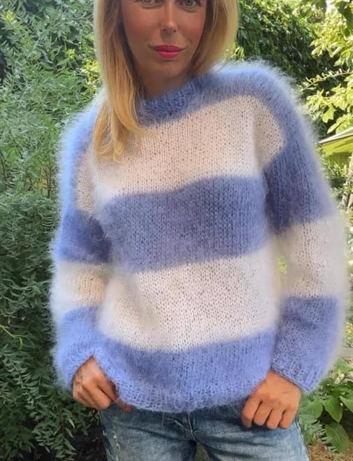 Oversized Fuzzy Mohair Sweater