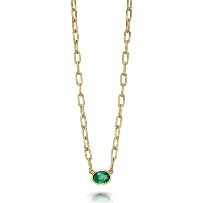 Leah Single Stone Necklace