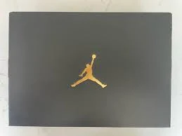 Nike Air Jordan 1 Mid 10.5 *EMPTY SHOE BOX ONLY* DQ8426 403 Black Gold w INSERTS