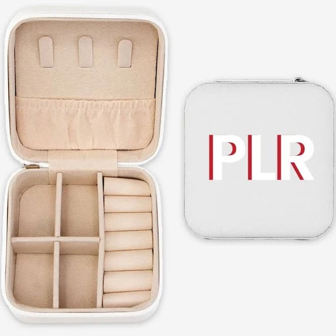 Effie's Paper Monogram Travel Jewelry Box