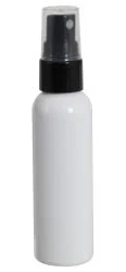 WP1AB 1oz White HDPE Plastic Bullet Bottle