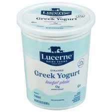 Lucerne Foods Low Fat Plain Strained Greek Yogurt