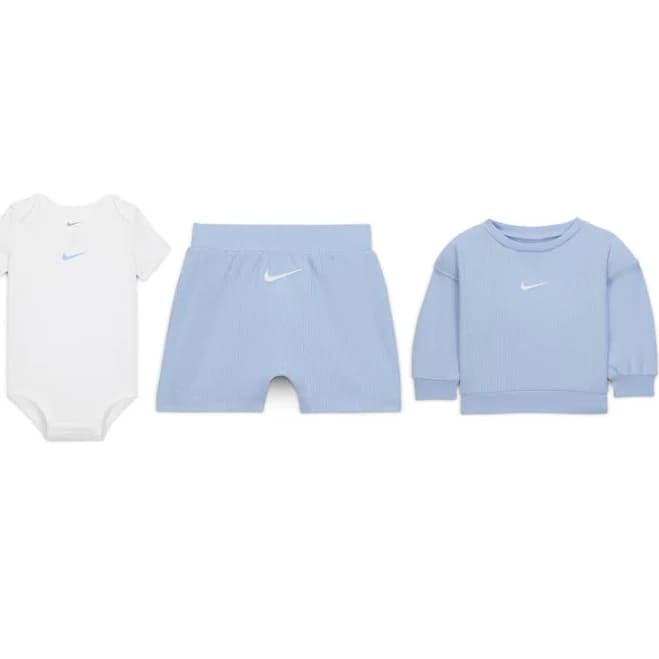 Nike Essentials Baby Crew and Shorts Set