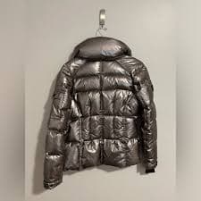 SAM. Freestyle Down Puffer Jacket in Gunmetal size Small (S) | eBay