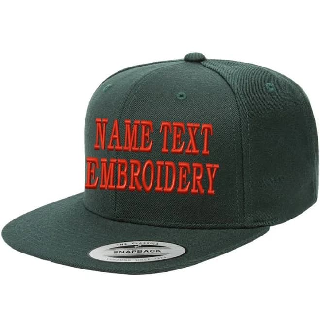 Yupoong 6089M Classic Embroidered Snapback Hat
