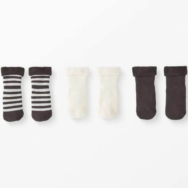 Hanna Andersson 3-Pack Cotton Baby Socks