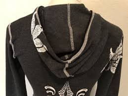One Life 2 Live LA Faded Black Long Sleeve Hoodie Thermal Shirt, Sz M (RF723) | eBay