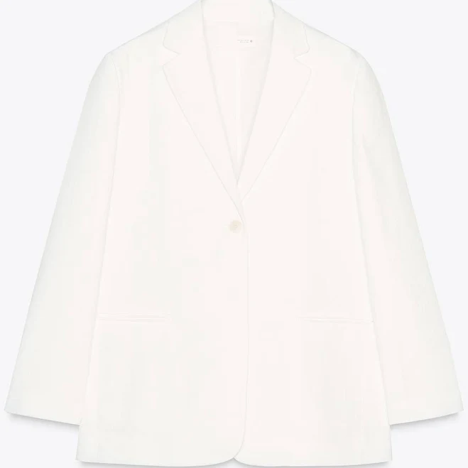 Zara Women's Linen Blend Blazer