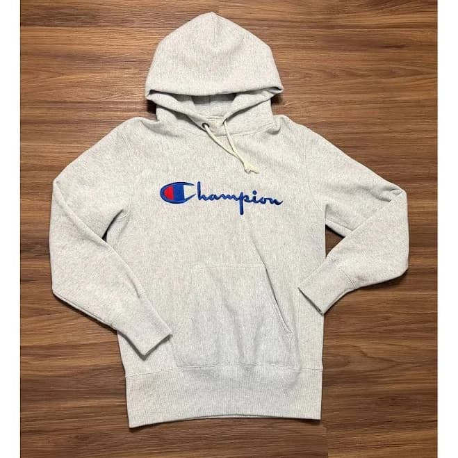 Champion Men's Logo-Print Cotton-Blend Hoodie - Black - Size S
