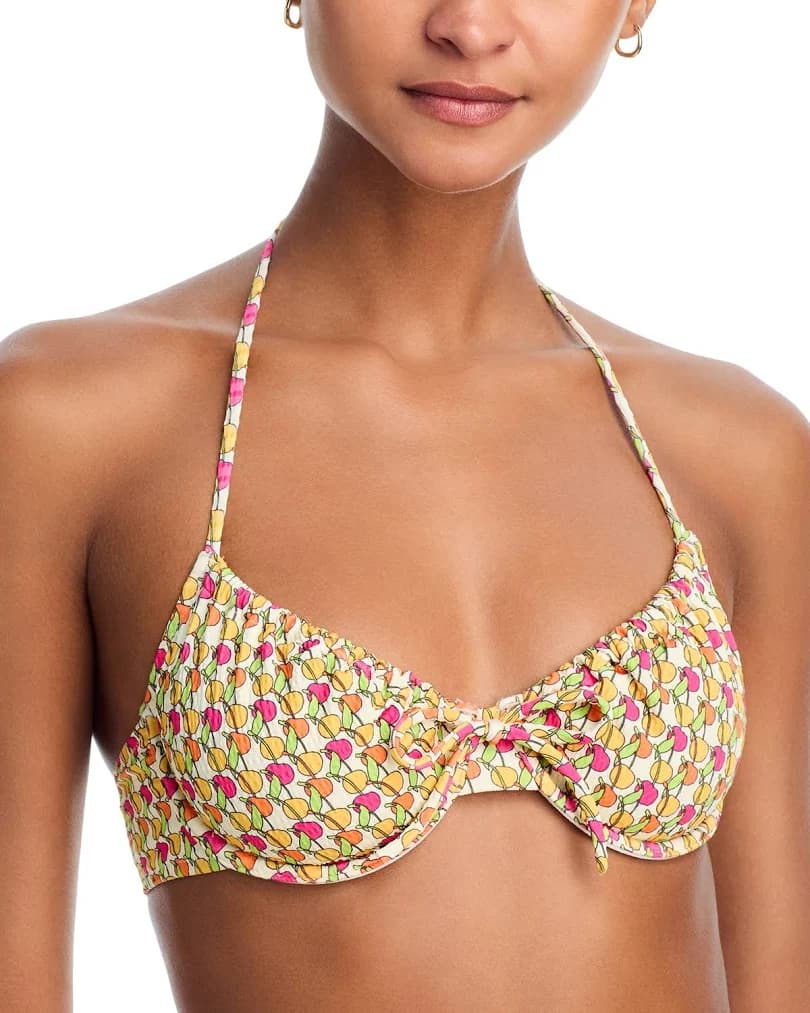 Solid & Striped Women's Lolita Seersucker Bikini Top
