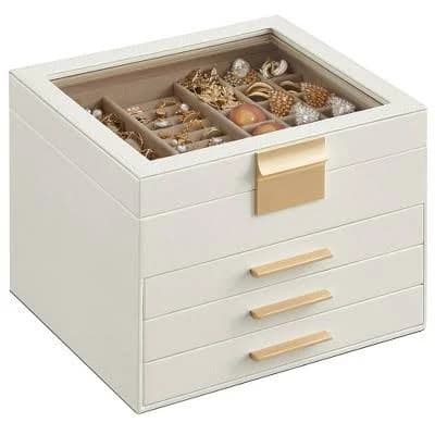 SONGMICS 4-Layer Jewelry Box
