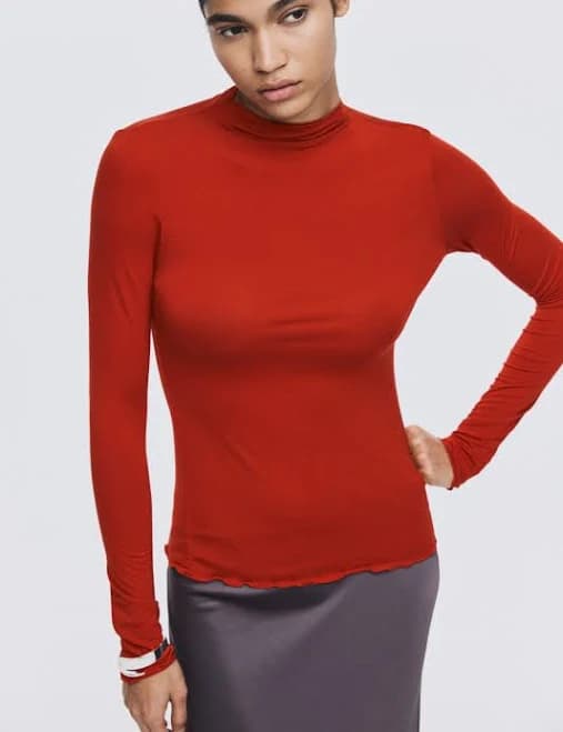 H&M Ladies Mock Turtleneck Top