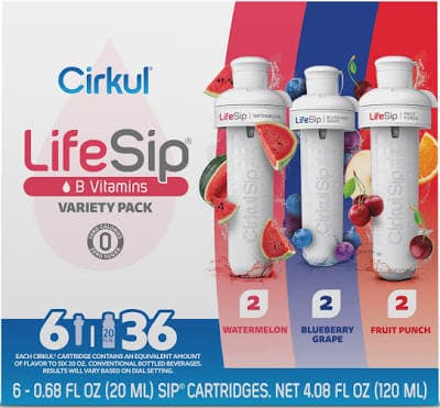 Cirkul LifeSip Flavor Cartridge Variety Pack 6-Pack