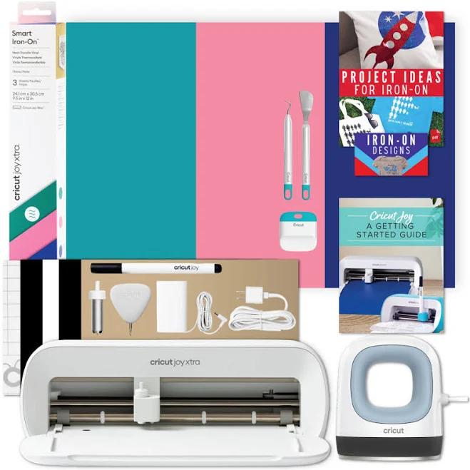 Cricut Joy Xtra and EasyPress Mini Iron-On Vinyl Sample Pack Bundle