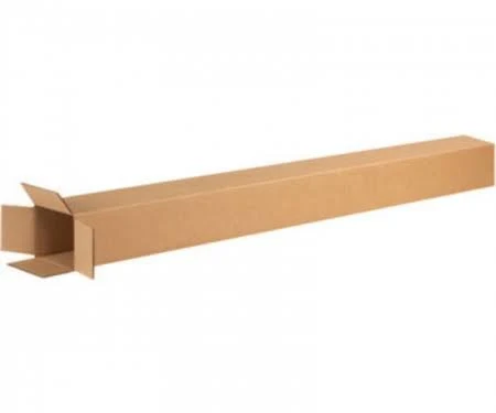 Corrugated Cardboard Shipping Boxes - 4" L x 4" W x 74" H - 200 Lbs - ECT32 - Kraft - 500 pc Bale
