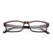 Newbee Fashion Clear Lens Glasses Medium Size Slim Modern Design Transparent Stripe Frame with Spring Hinge for Men & Women - Walmart.com