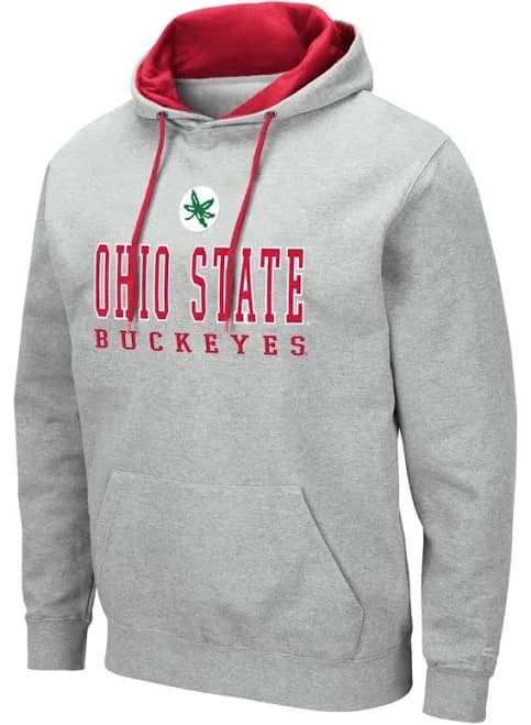 Colosseum Men's Ohio State Buckeyes Pullover Hoodie