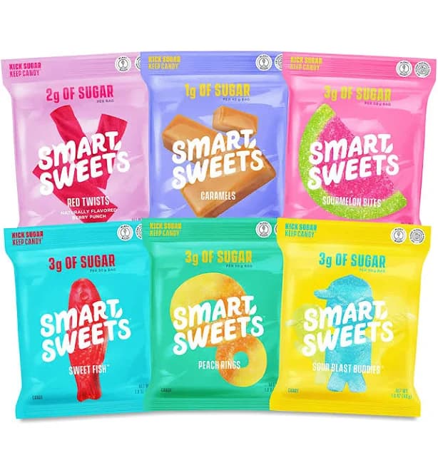 Smartsweets Variety Pack 6 bags