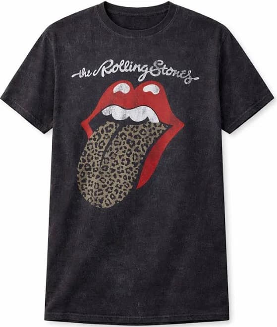 T-shirt The Rolling Stones "Leopard Tongue" Dark grey - M