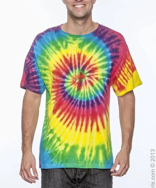 Colortone Adult Multi Color Tie-Dyed T-Shirt