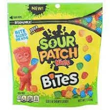 Sour Patch Kids Bites Soft & Chewy Candy