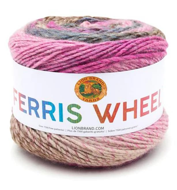 Ferris Wheel Yarn (view colors) - Wild Violets