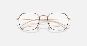 RB9594V OPTICS KIDS Eyeglasses with Brown On Rose Gold Frame - RY9594V | Ray-Ban® GB
