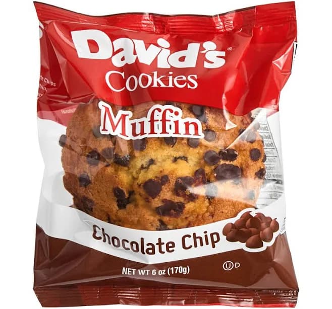 David's Cookies Davids Cookies Chocolate Chip Muffin