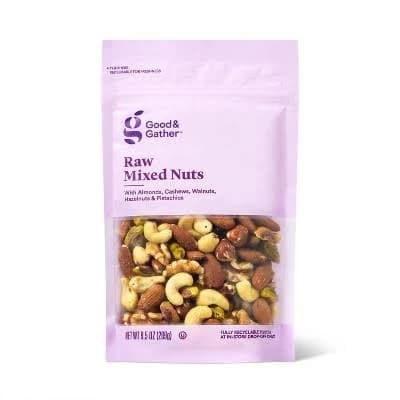 Good & Gather Unsalted Raw Mixed Nuts