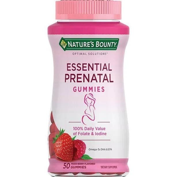 Nature's Bounty Optimal Solutions Essential Prenatal Gummies 50 Ct