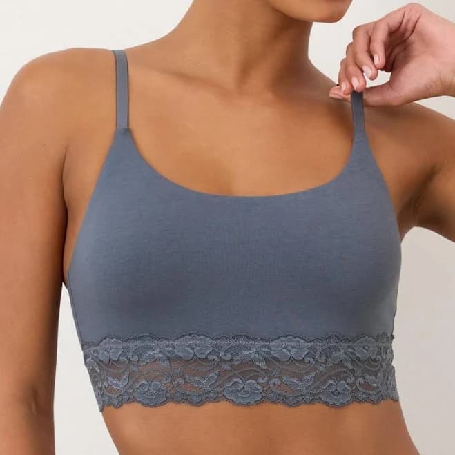 Pact Women's Lace Modern Scoop Bralette