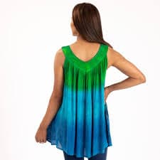 Rainbow Bright Hand Crafted Sleeveless Top | GreaterGood