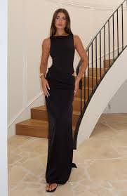 Moonlight Muse Maxi Dress Black | White Fox Boutique US