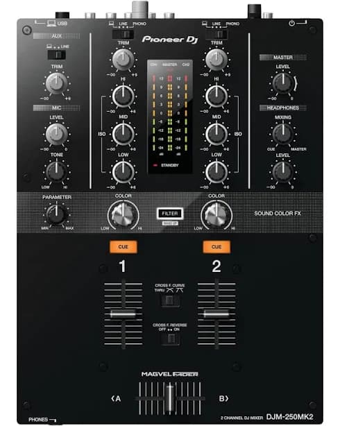 Pioneer DJM-250MK2 2-Channel DJ Mixer