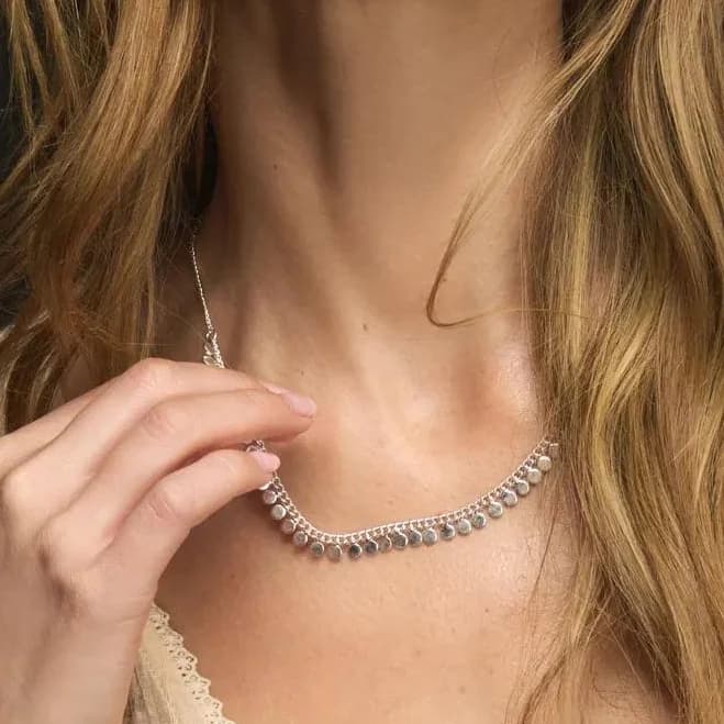 Lucky Brand Women's Circle Chain Necklace